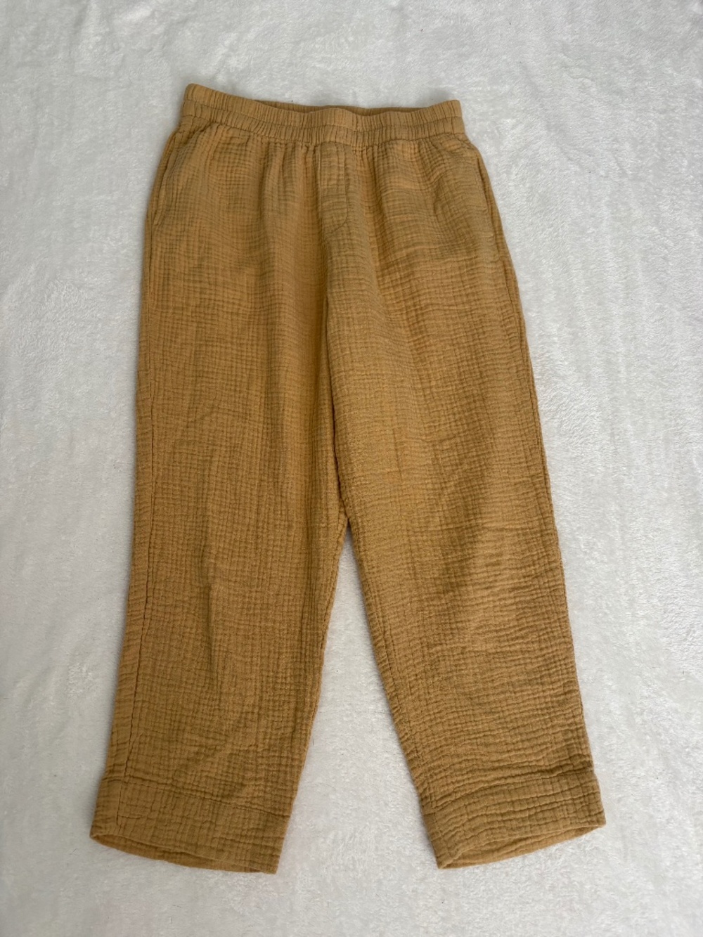 Madewell Pants Women’s Medium Mustard color straighten leg back pocket